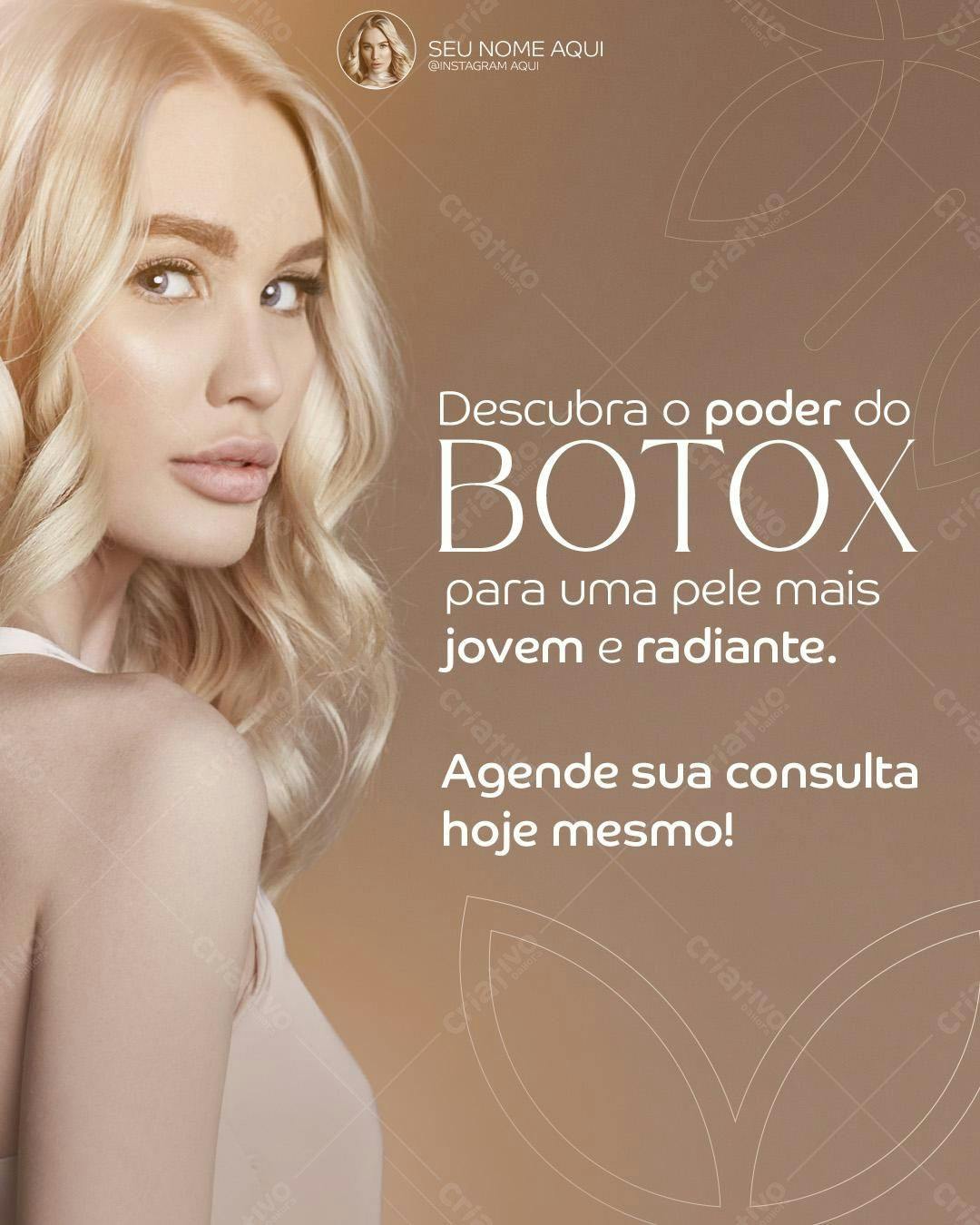 Post para Botox PSD Editável