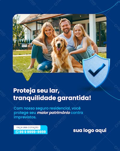 Seguro Residencial Social Media 