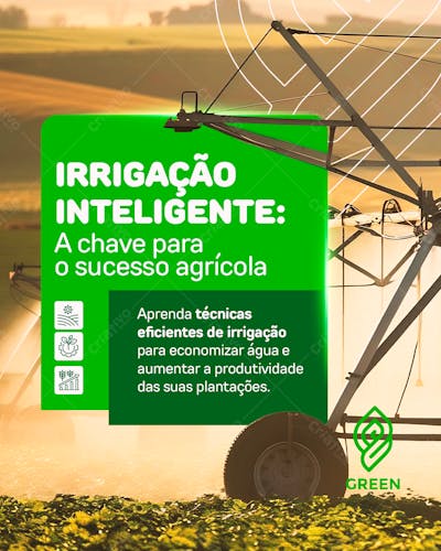 Agro Social Media Irrigação Inteligente