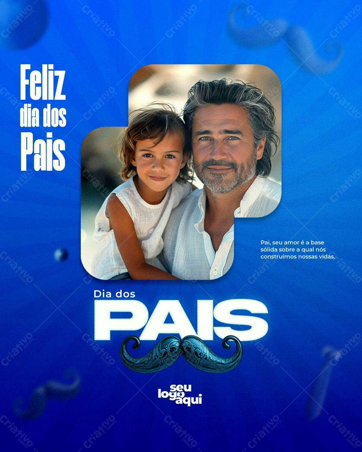 Flyer Dia dos Pais PSD Editável