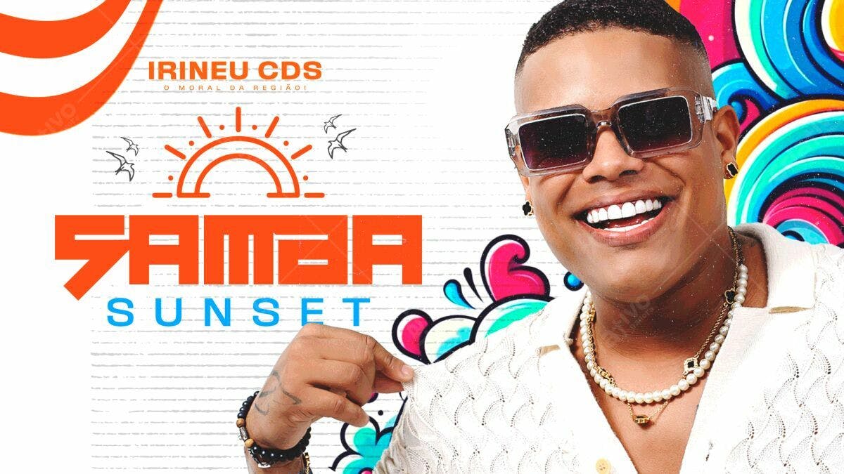 Flyer para Show Irinêu CDS Sunset PSD Editável
