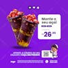 Social media banner acai shop ice cream shop or instagram post template 05