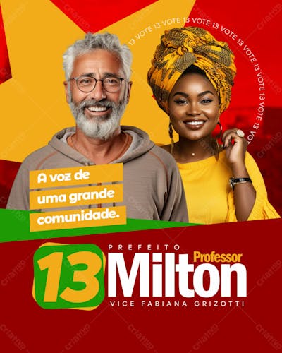 Eleições Candidato Prefeito Campanha Política Eleitoral