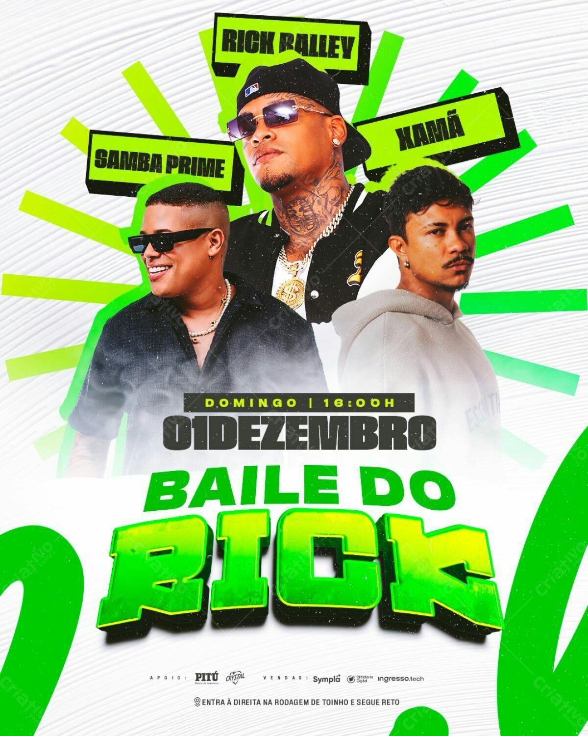 Flyer Baile do Rick PSD Editável