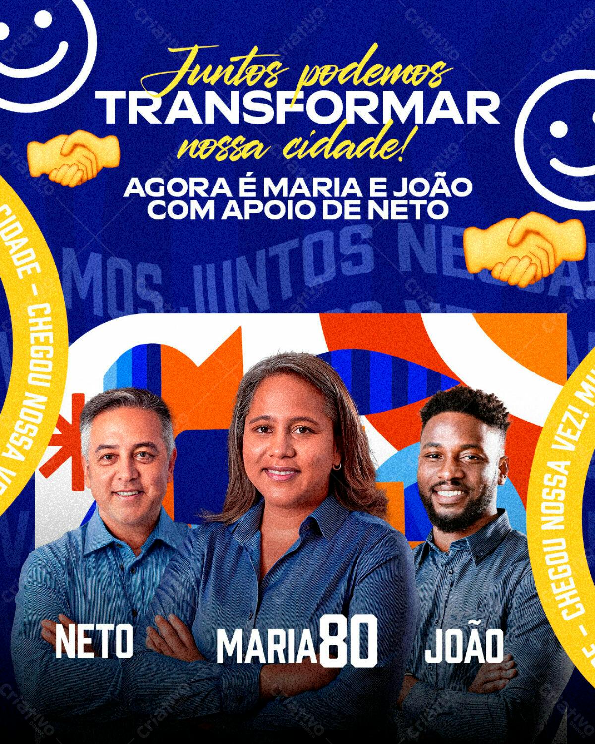 Flyer de Campanha Política PSD Editável