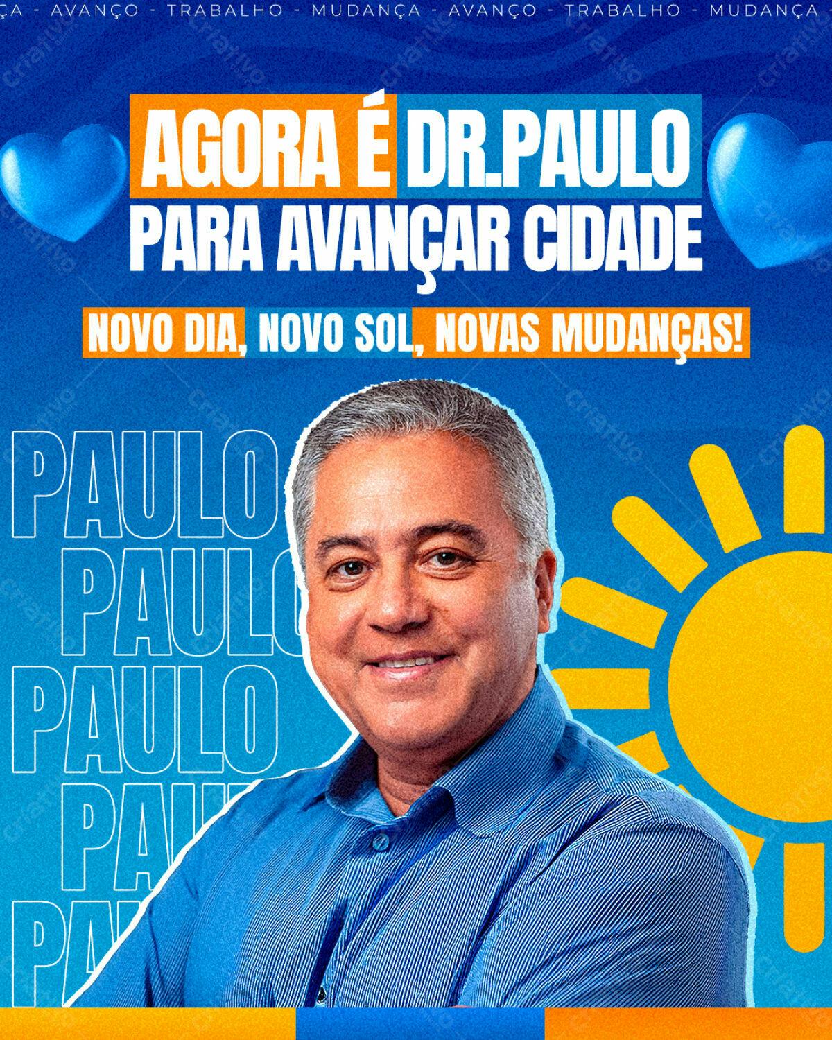 Flyer de Campanha Política PSD Editável