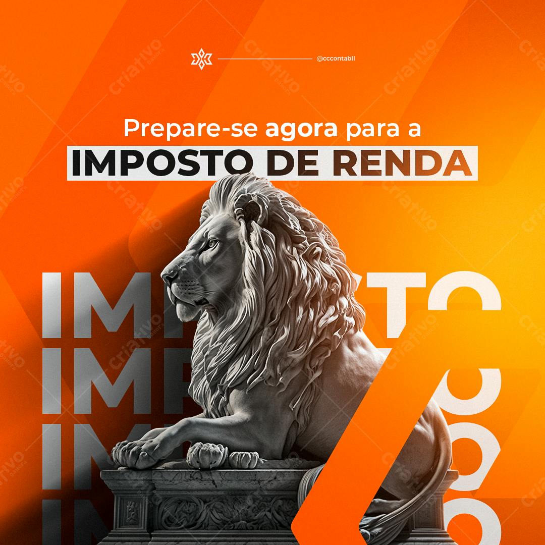 Post para Imposto de Renda PSD Editável