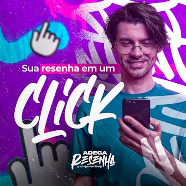 Social media sua resernha em um click