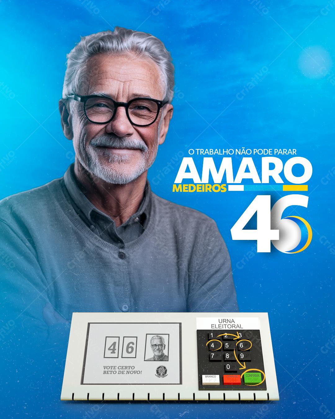 PSD para Campanha Eleitoral PSD Editável
