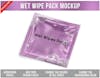 Wet wipe mockup