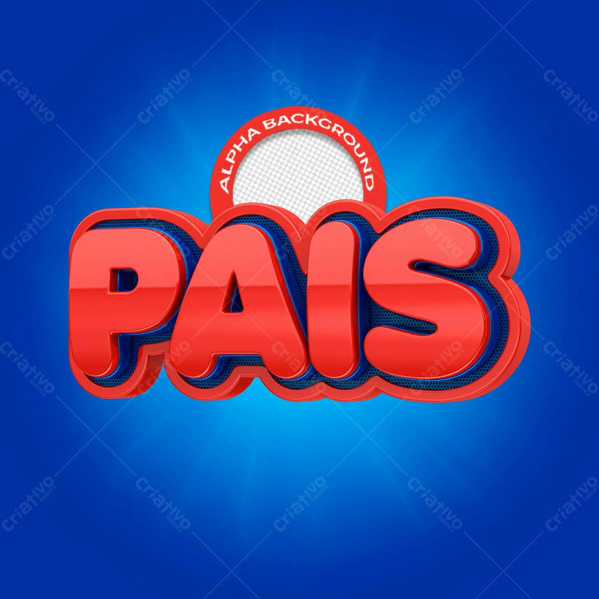 Logotipo Pais PSD Editável