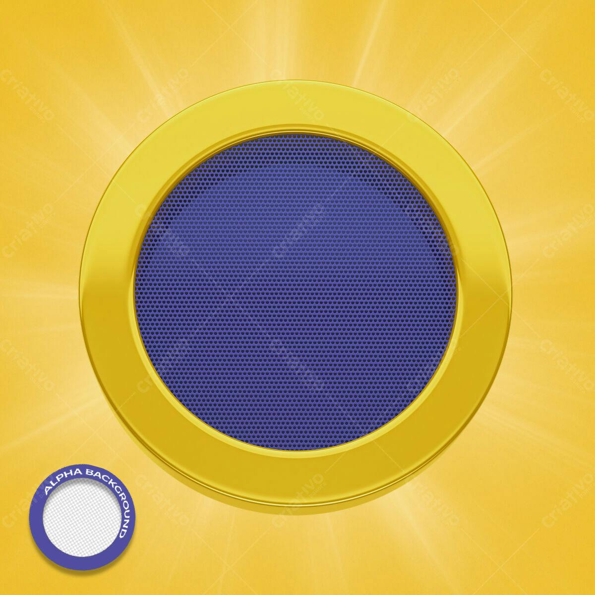 Background Circular Dourado e Roxo PSD Editável