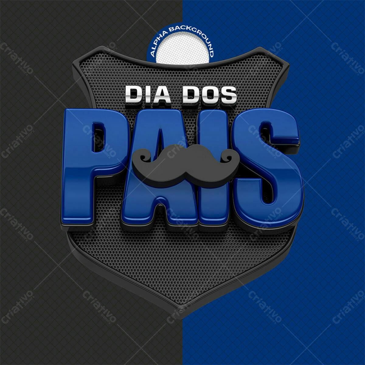Arte para Dia dos Pais PSD Editável