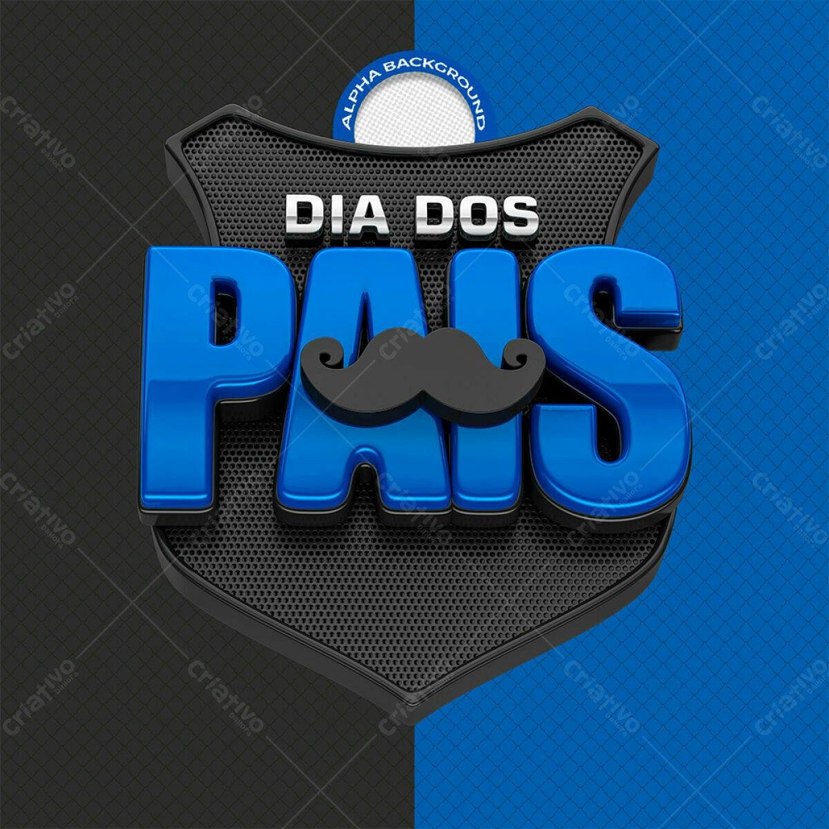 Arte para Dia dos Pais PSD Editável