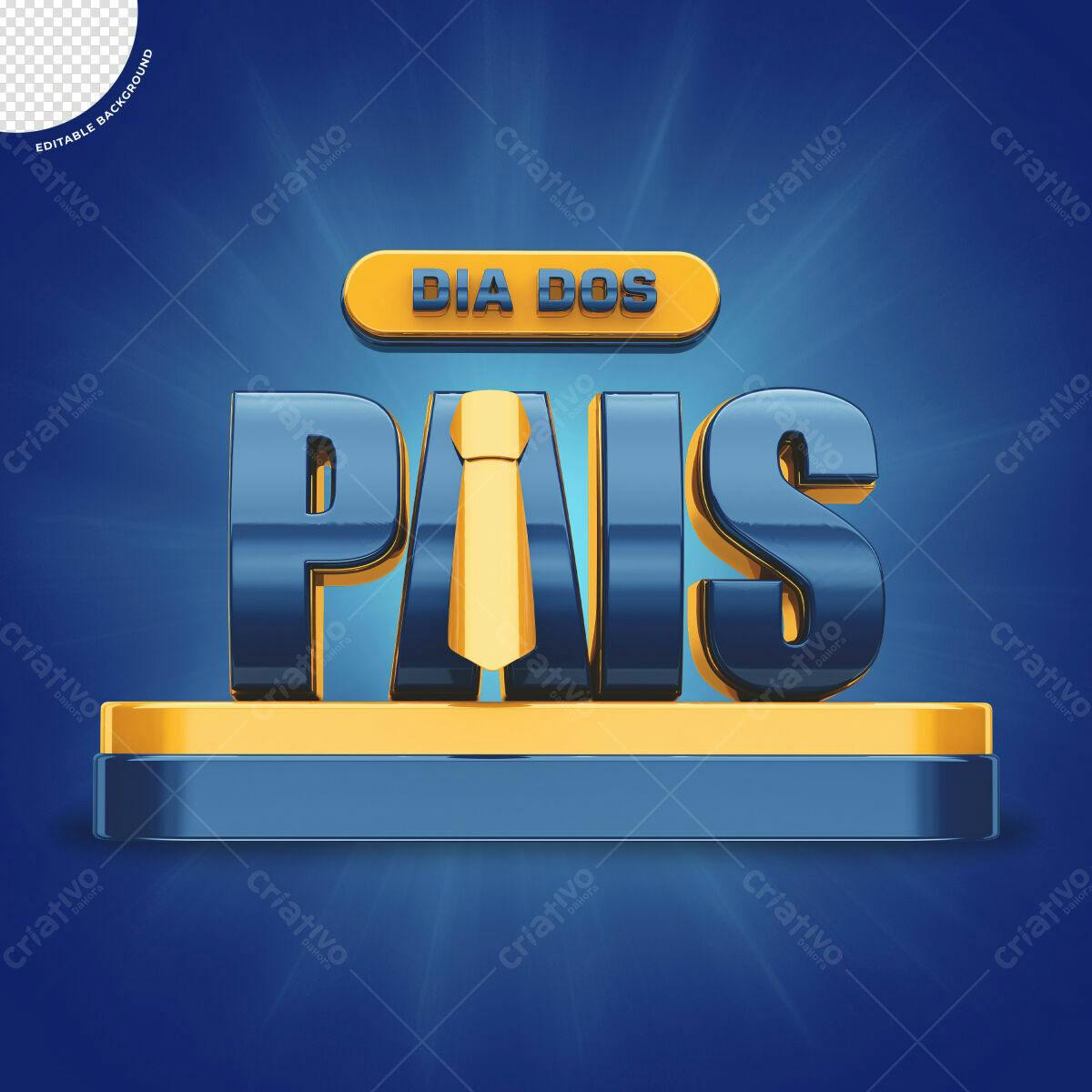 Banner Dia dos Pais PSD Editável