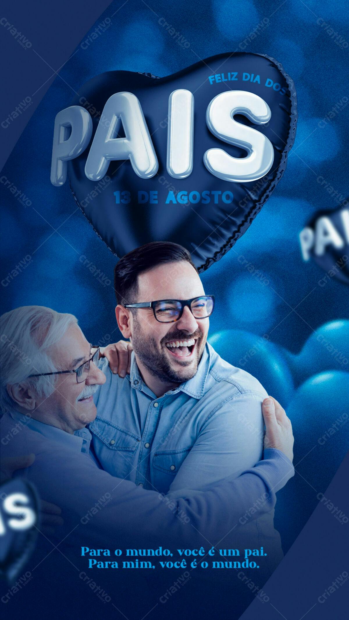 Story para Dia dos Pais PSD Editável