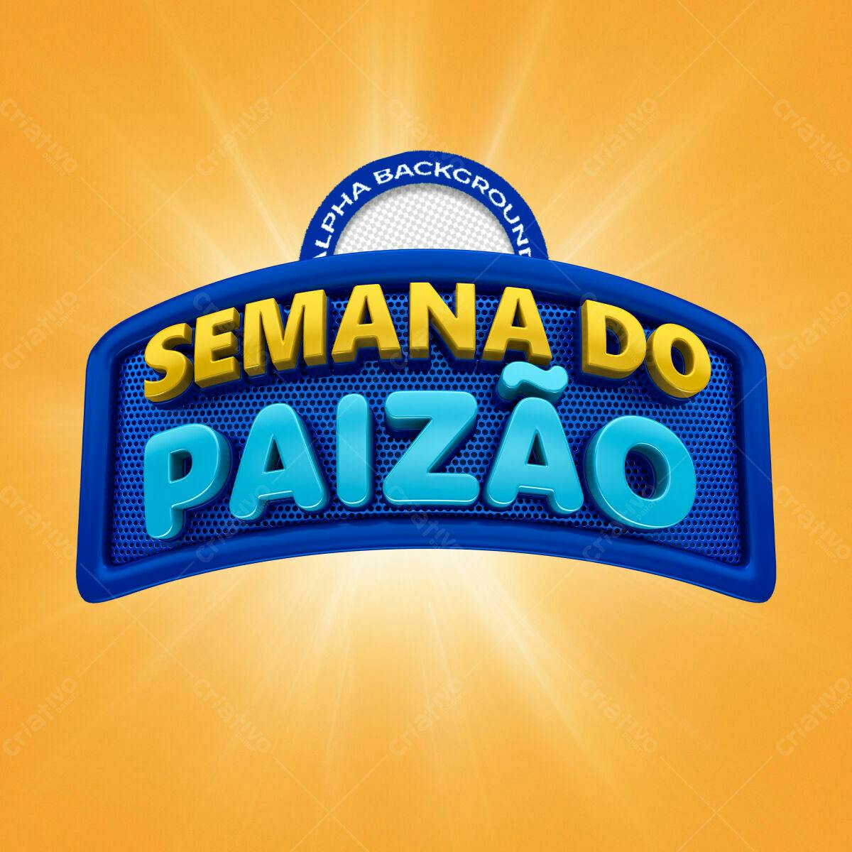 Banner Semana do Pai PSD Editável