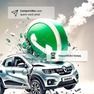 Transito Whatsapp Psd Editável
