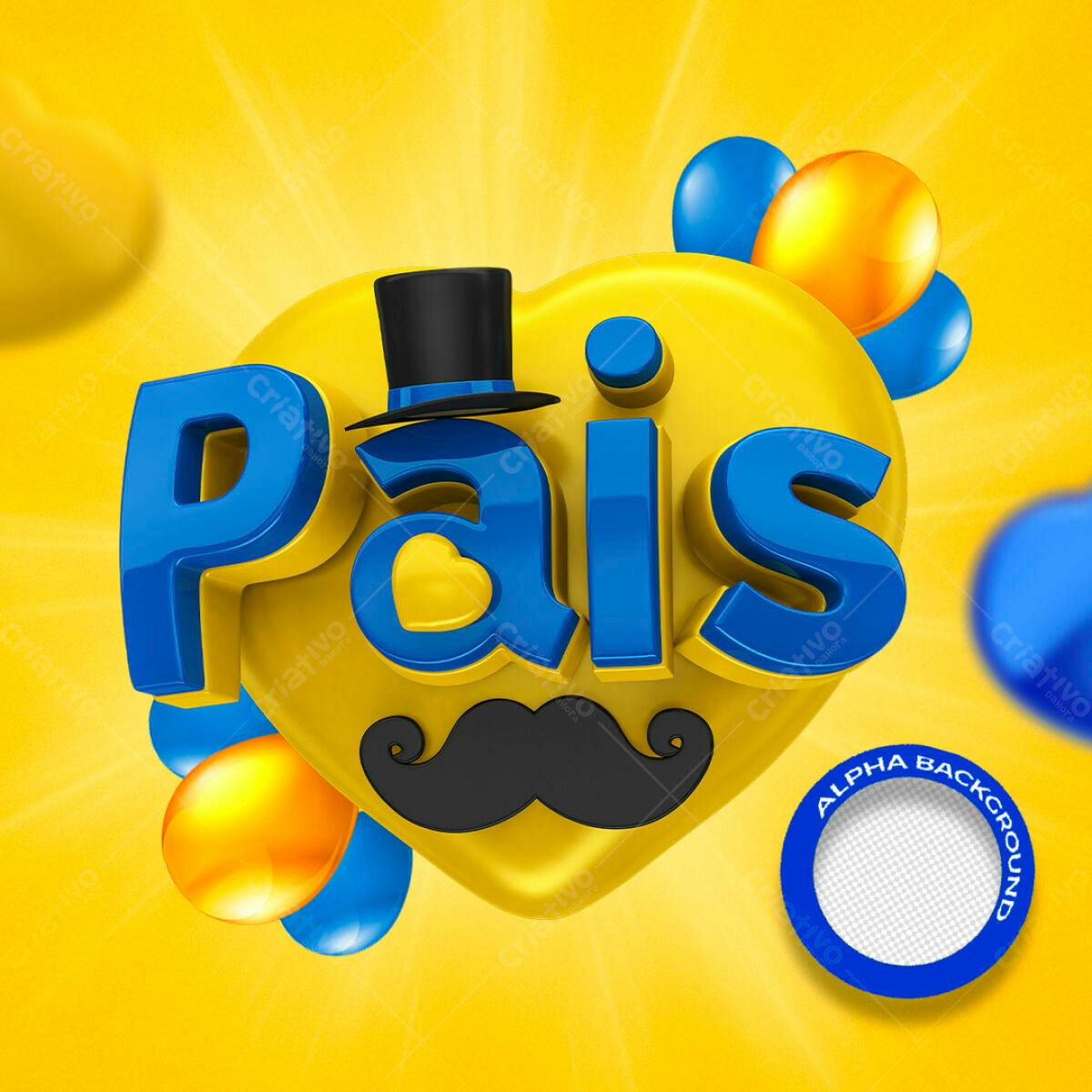 Flyer Dia dos Pais PSD Editável