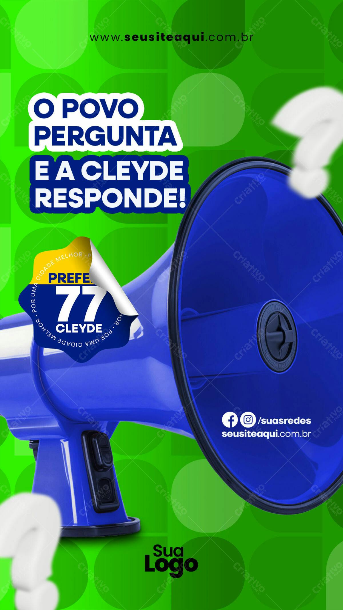 Flyer de Campanha Política PSD Editável