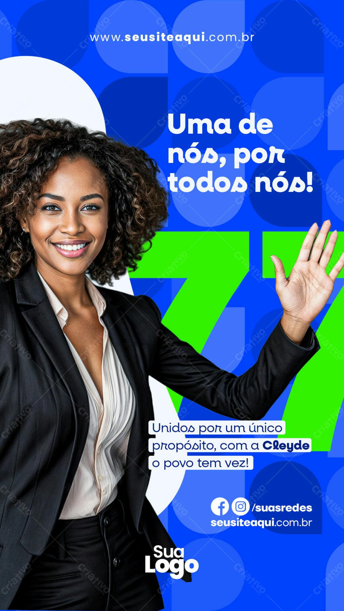 Flyer Mulheres Empreendedoras PSD Editável