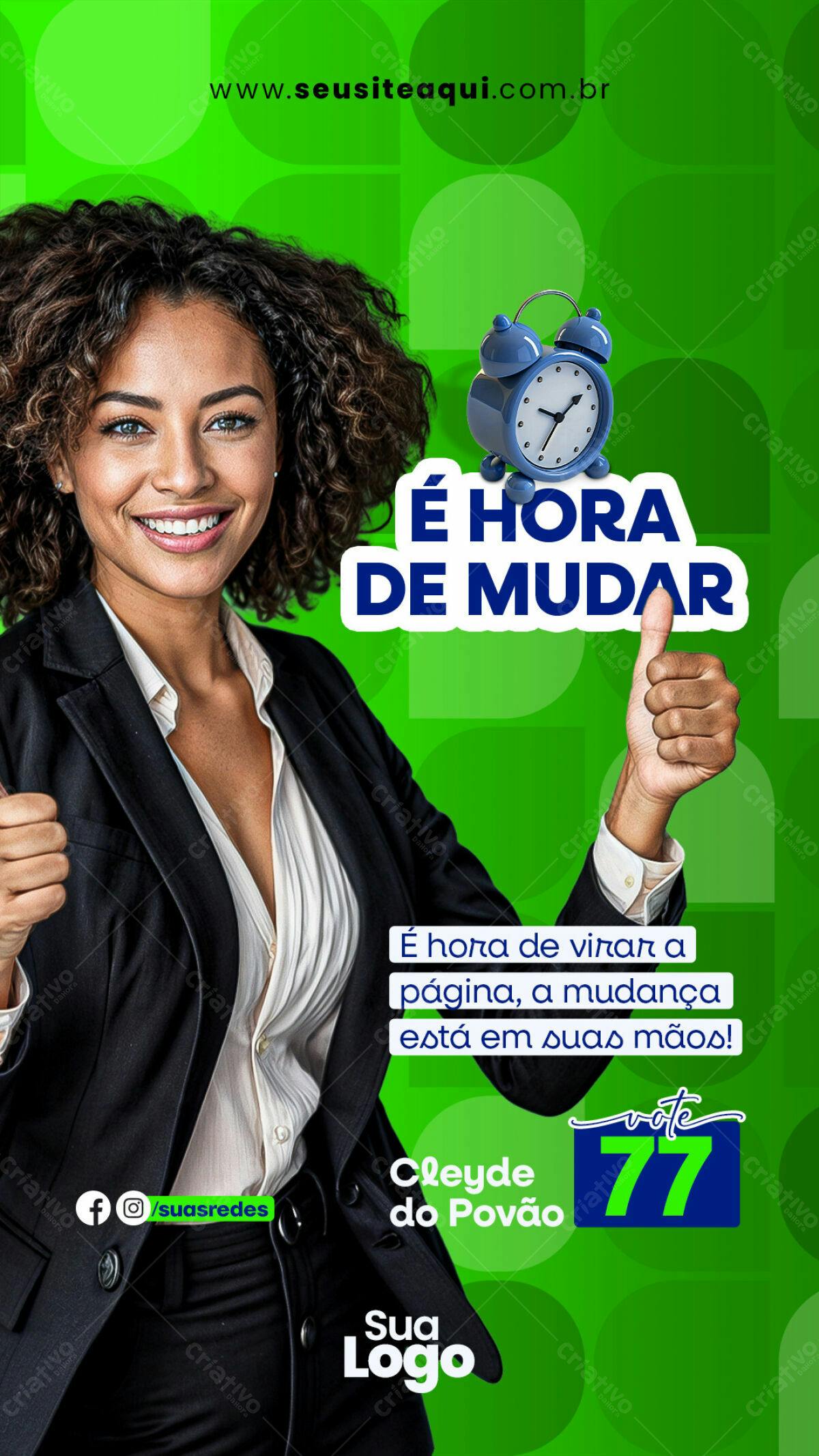 Flyer Eleições PSD Editável