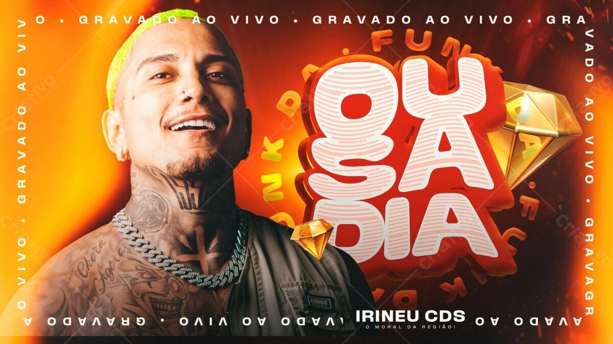 Flyer para Lançamento Musical PSD Editável