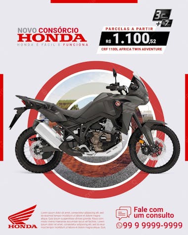 Honda também tem bigtrail crf 1100l africa twin adventure