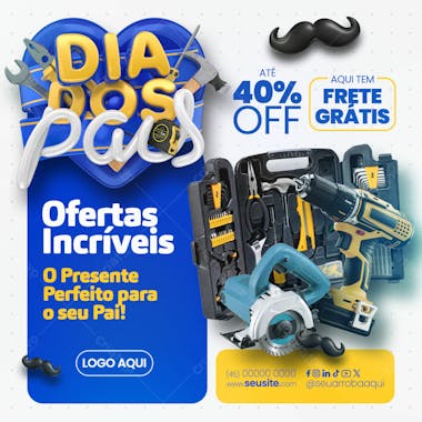 Dia dos pais ofertas post feed