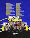 Shows da semana artistas limão produções (feed e stories)