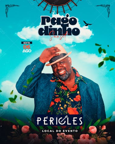 Flyer pagodinho sunset