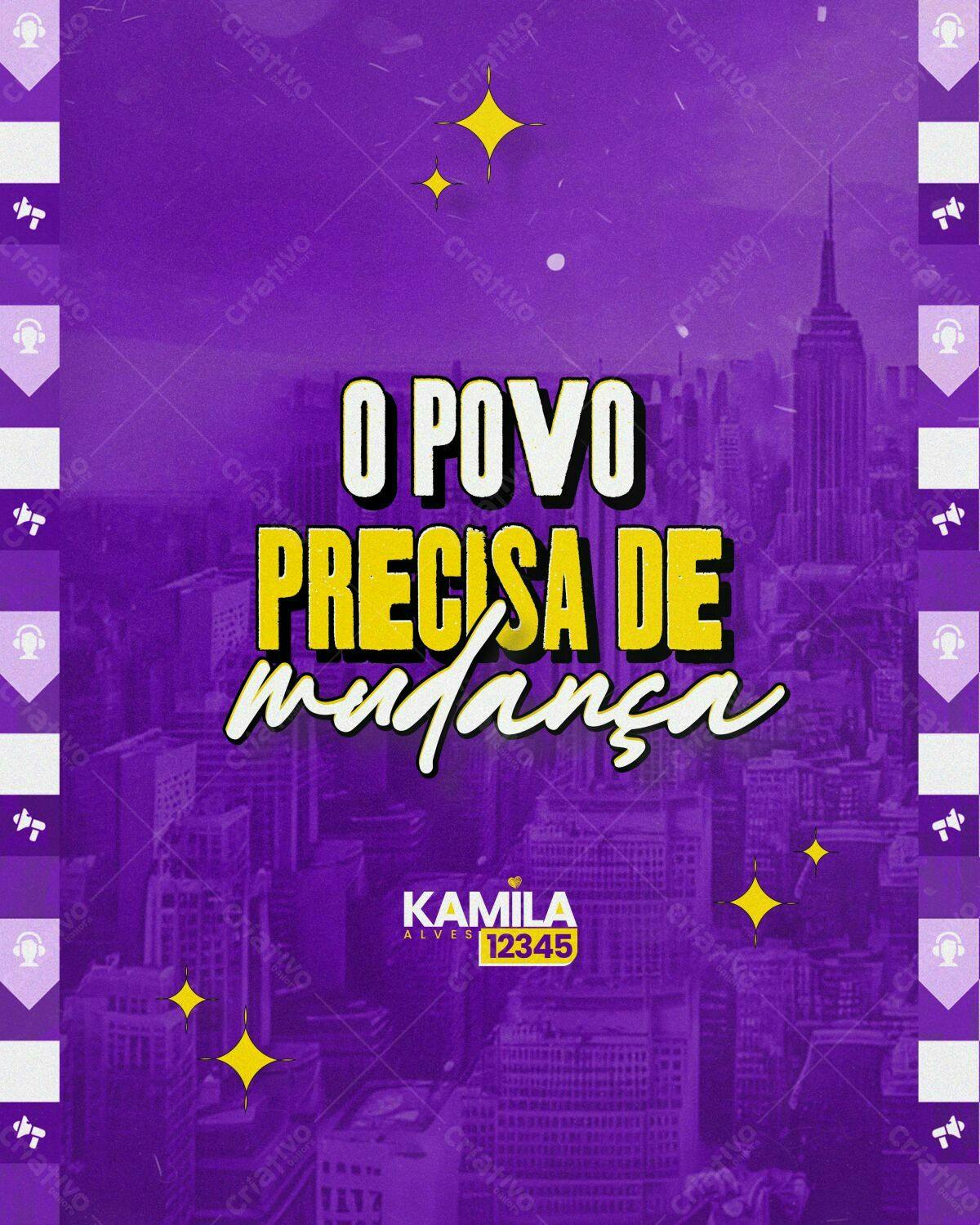 Flyer para Campanha Política PSD Editável