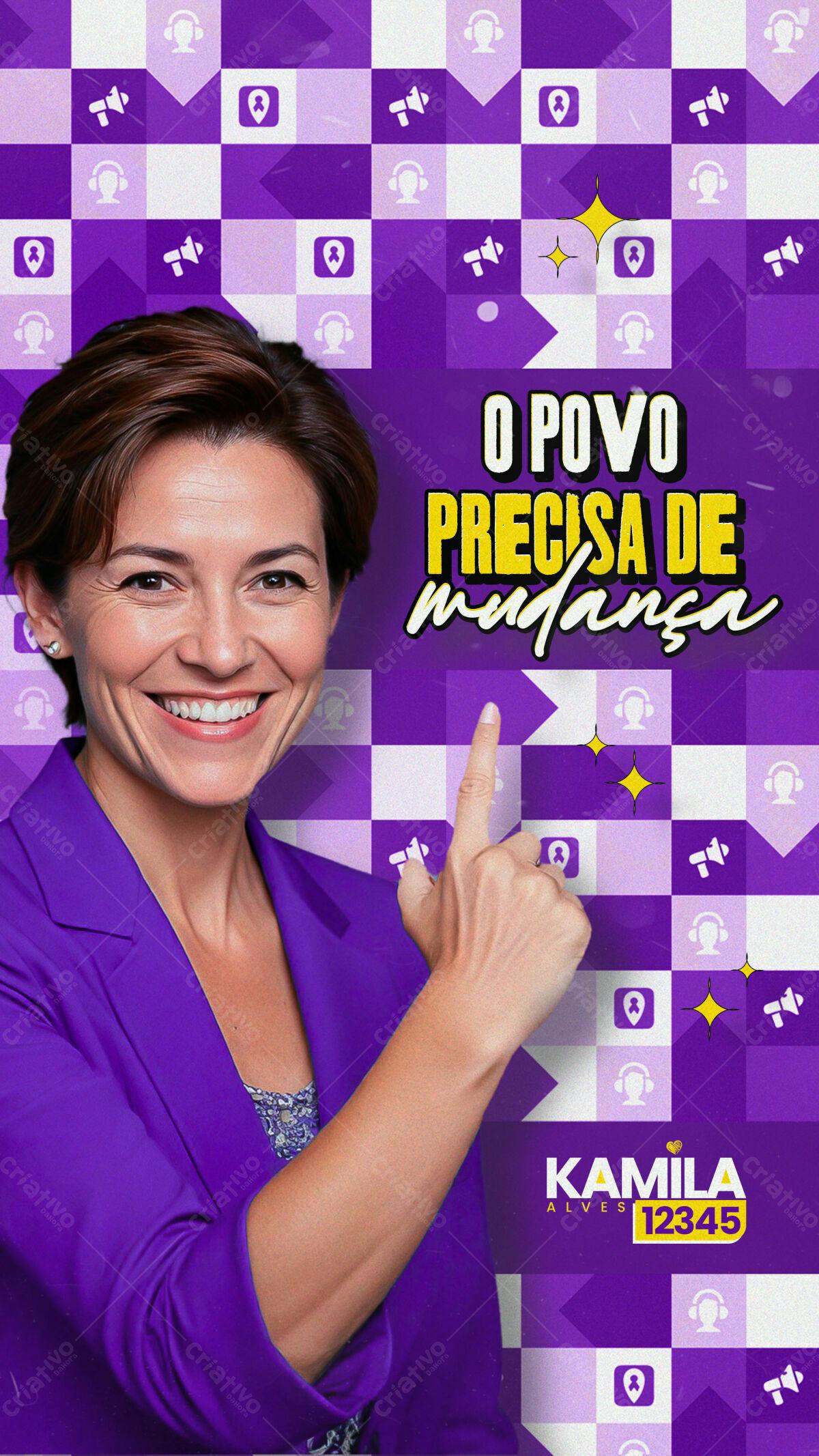 Flyer de Campanha Política PSD Editável