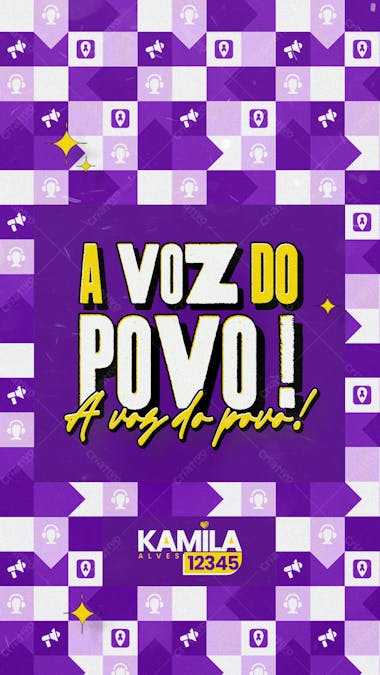 Campanha eleitoral política eleição prefeito vereador governador deputado social media psd editavél a 12