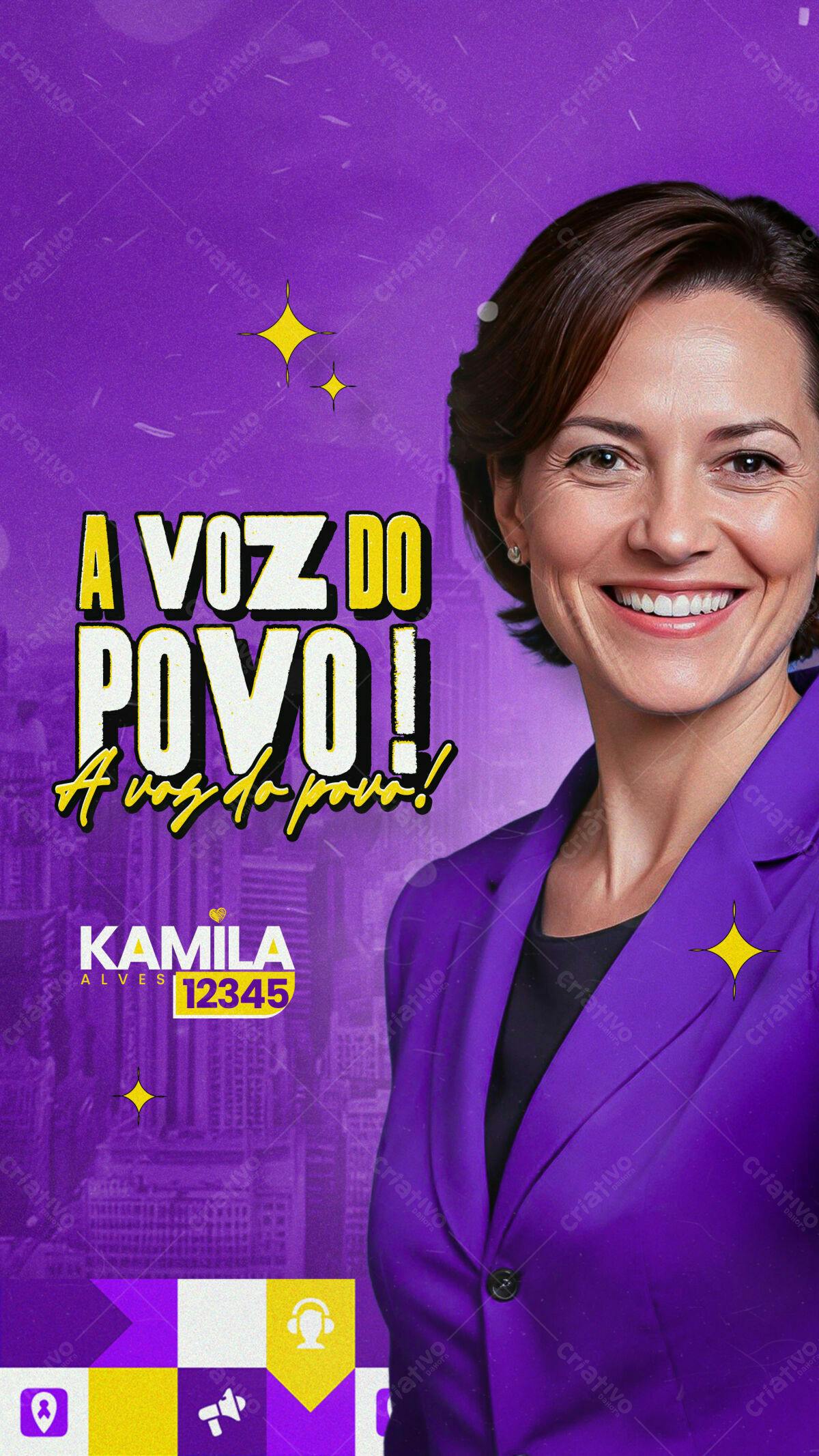 Flyer Campanha Política PSD Editável
