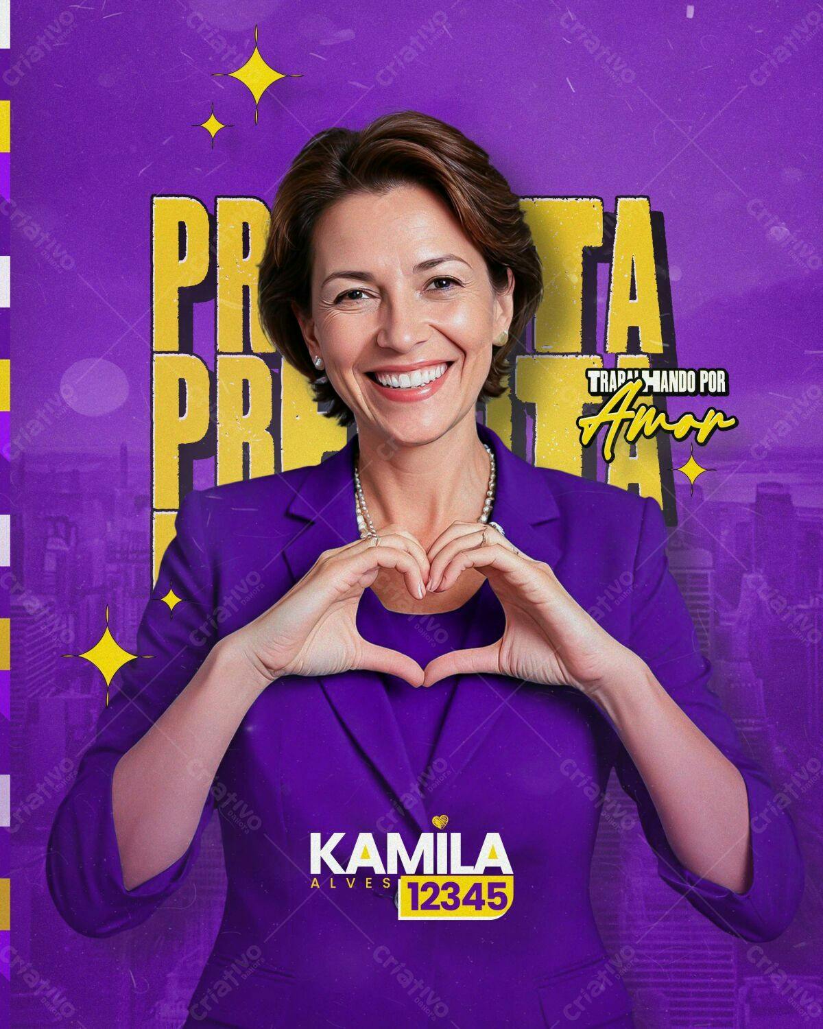 PSD para Campanha Política PSD Editável