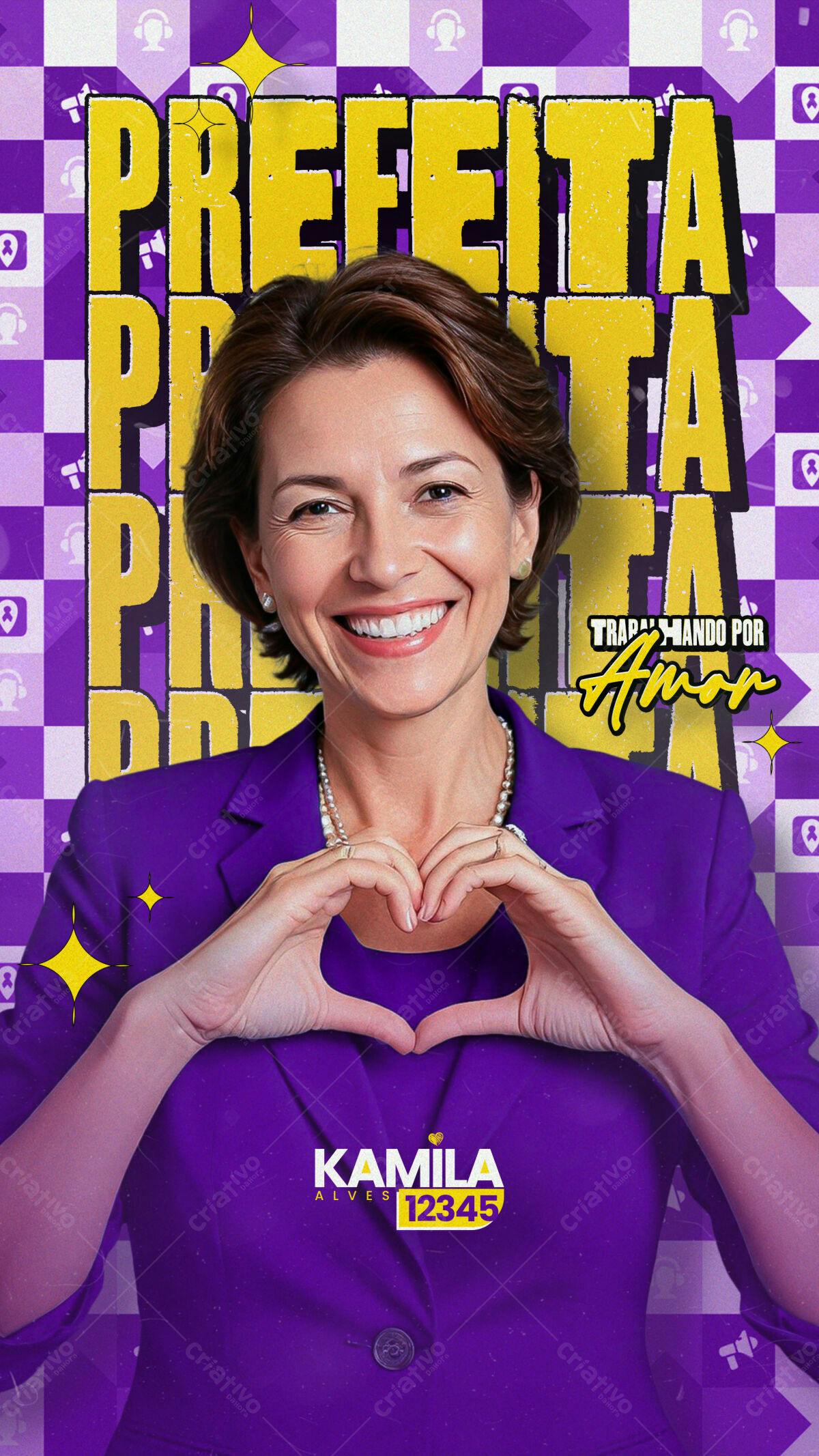 PSD para Campanha Política PSD Editável