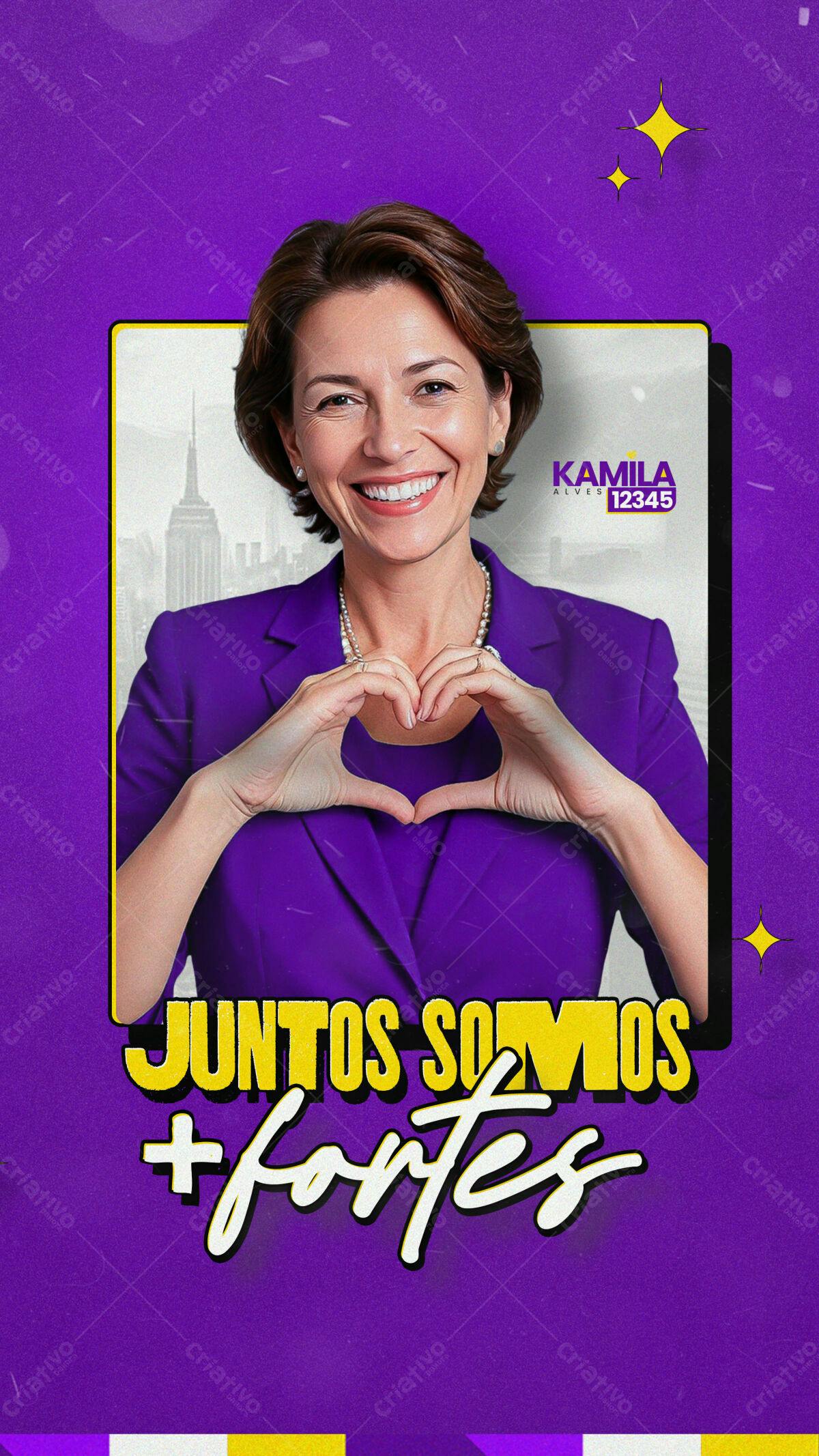 Flyer de Campanha Política PSD Editável
