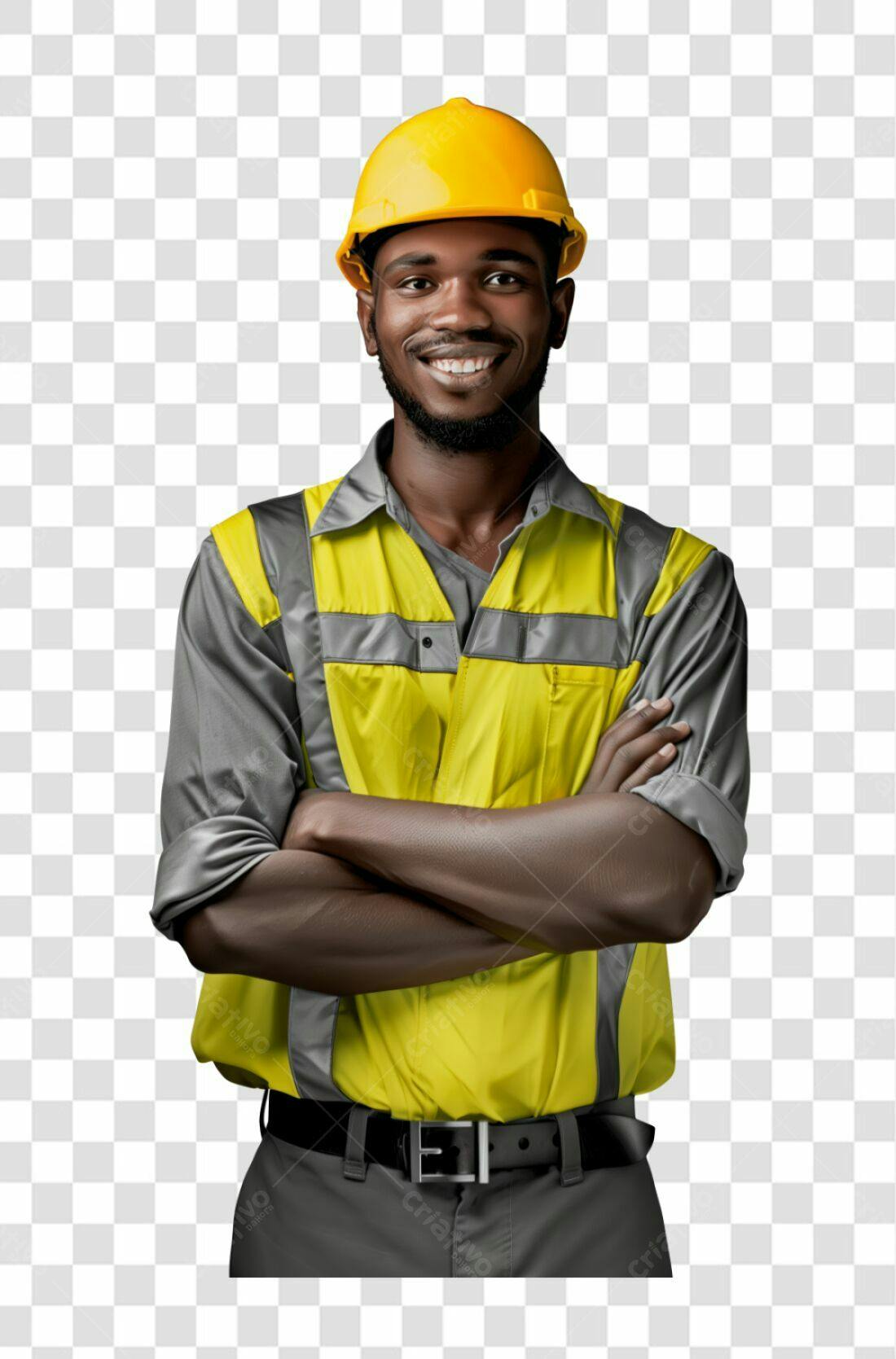 Icone Engenheiro Negro PNG com fundo transparente
