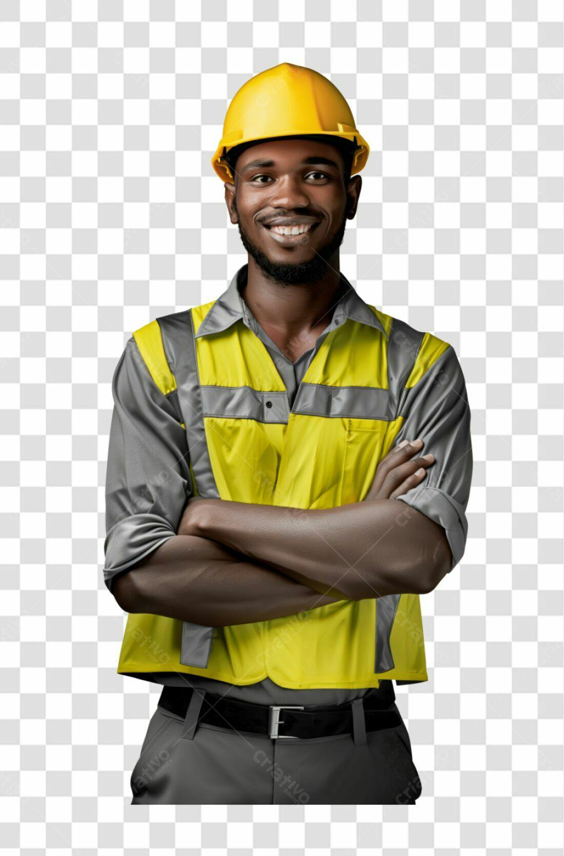 Icone Trabalhador da Construção PNG com fundo transparente