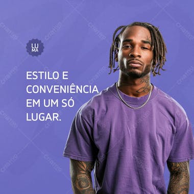 Estilo e conveniência em um só lugar psd loja de roupa