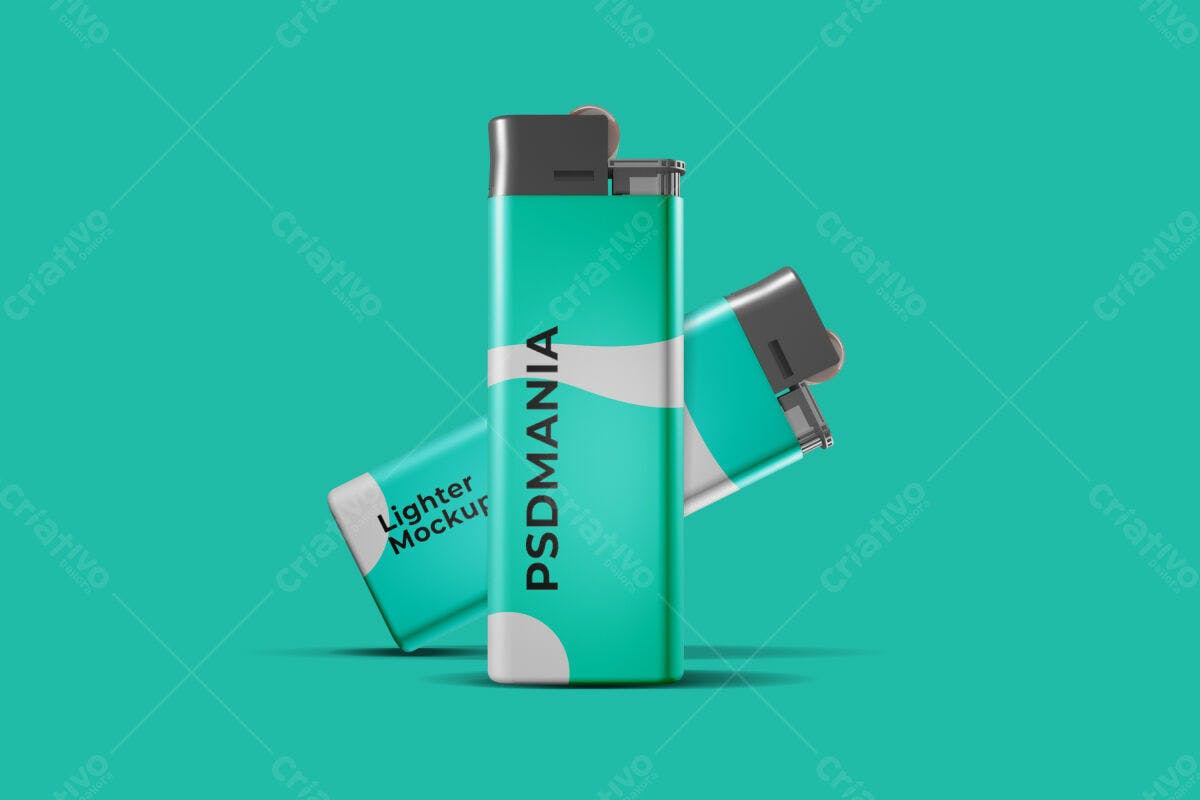 Mockup de Isqueiro PSD Editável