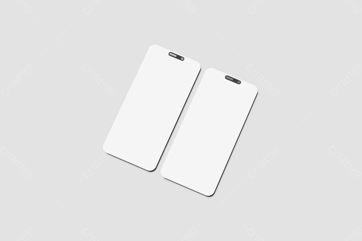 Mockup de Tela de Celular PSD Editável