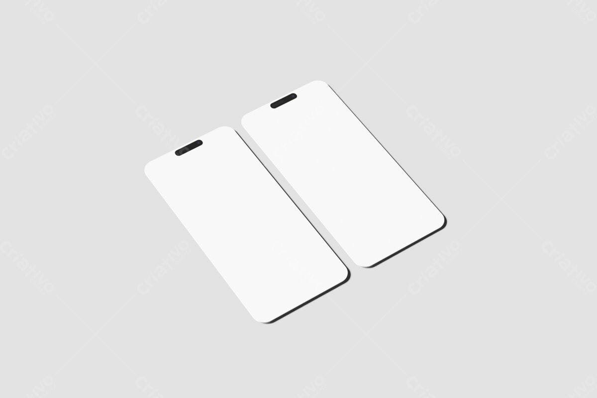 Mockup de Cartões para Aplicativo PSD Editável