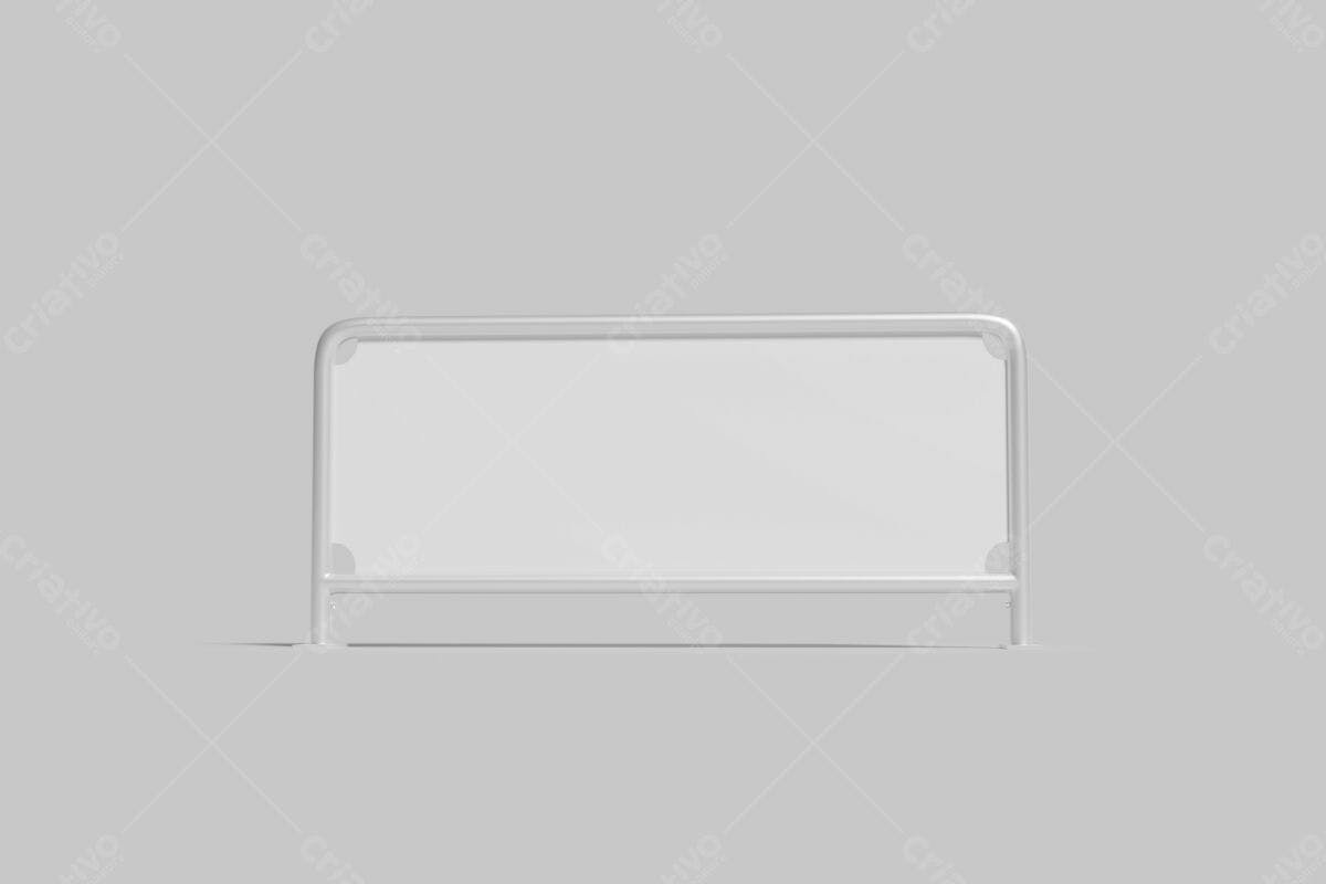 Mockup de outdoor em branco PSD Editável