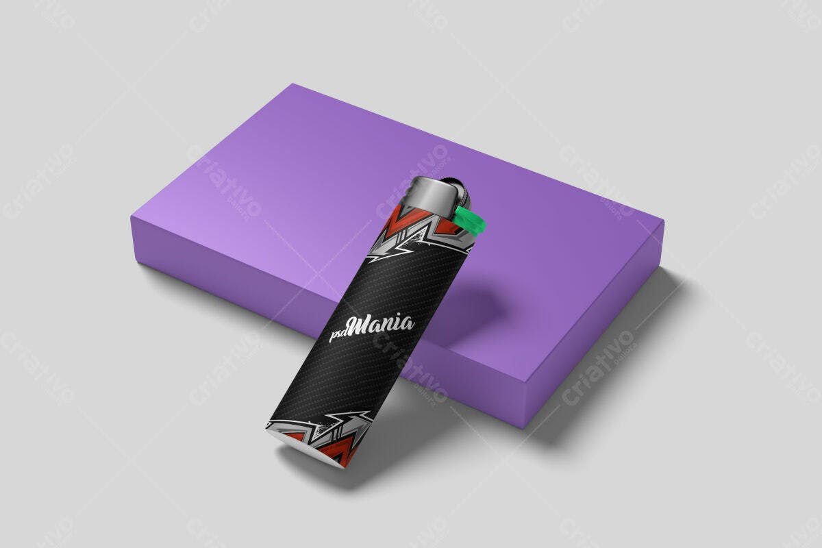 Isqueiro Personalizado PSD Editável