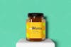 Realistic honey jar mockup