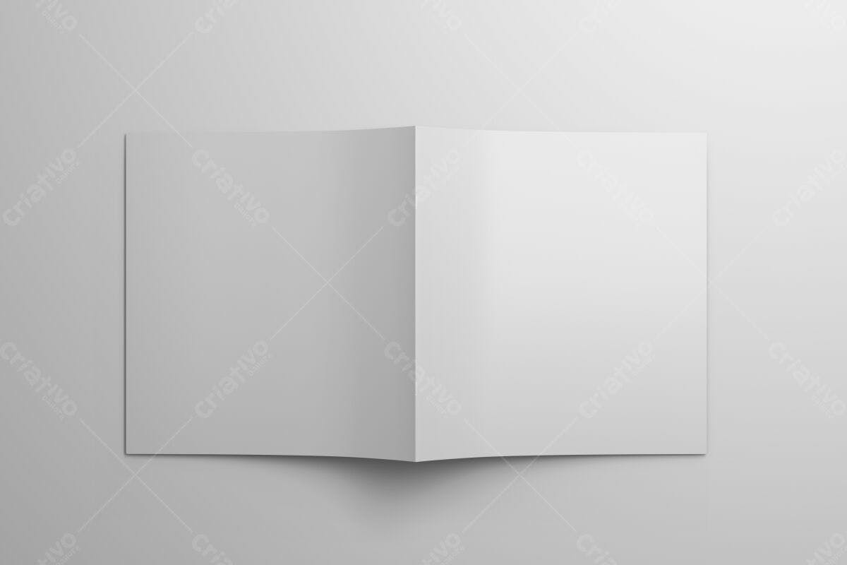 Folheto Bifold Minimalista PSD Editável