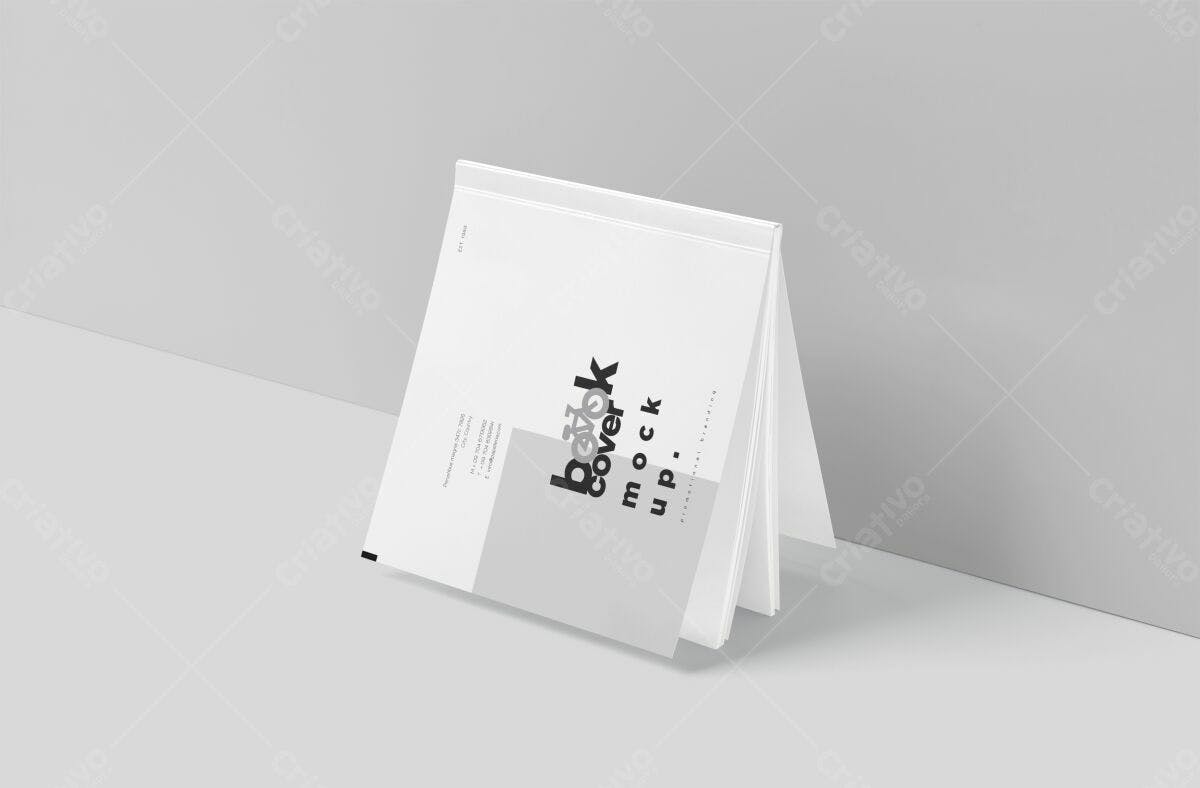 Capa de Livro PSD Editável para Design Minimalista