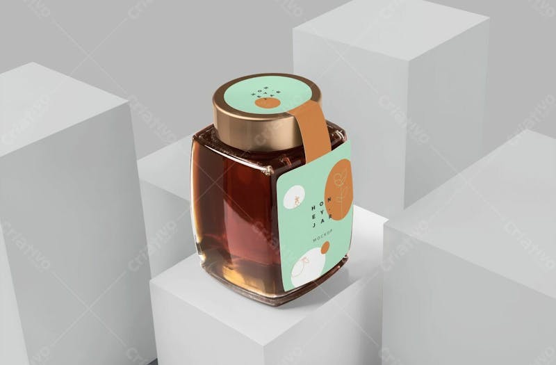 Maquete de pote de mel